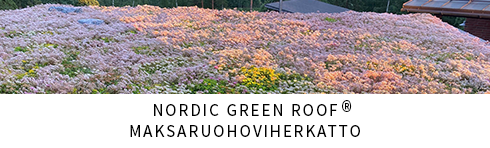 Maksaruohoviherkatto Nordic Green Roof