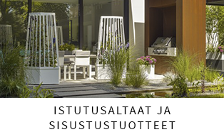 Istutusaltaat ja sisustustuotteet