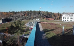 Siirtyminen referenssiin Nordic Green Roof® maksaruohoviherkatto Kruunuvuorenrannassa sivustolla eg-trading.fi.