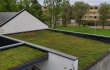 Nordic Green Roof® maksaruohomatto juuri asennettuna toukokuussa. Asentaja Eg-Trading Oy.