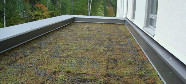 Siirtyminen referenssiin Nordic Green Roof® maksaruohoviherkatto Kontulassa sivustolla eg-trading.fi.